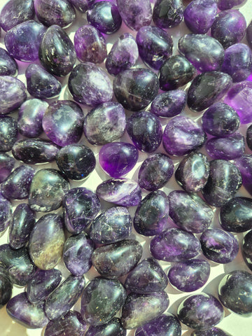 Amethyst Dark Tumbled Stones 1KG