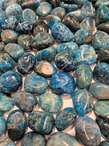 Apatite Blue Tumbled Stones 1KG