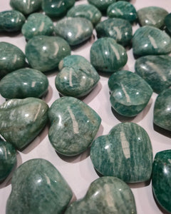 Mini Amazonite Hearts