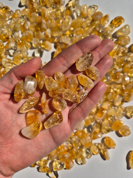 Citrine (HTA) Small Tumbled Stones