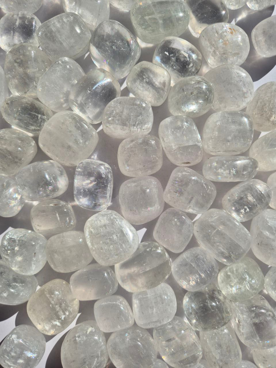 Calcite Ice Tumbled Stones 1KG