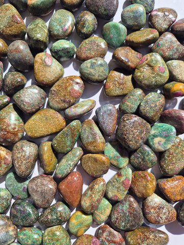 Ruby Fuchsite Tumbled Stones