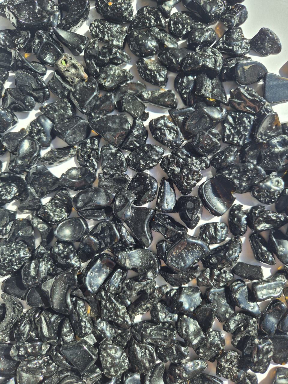 Tektite Tumbled Stones