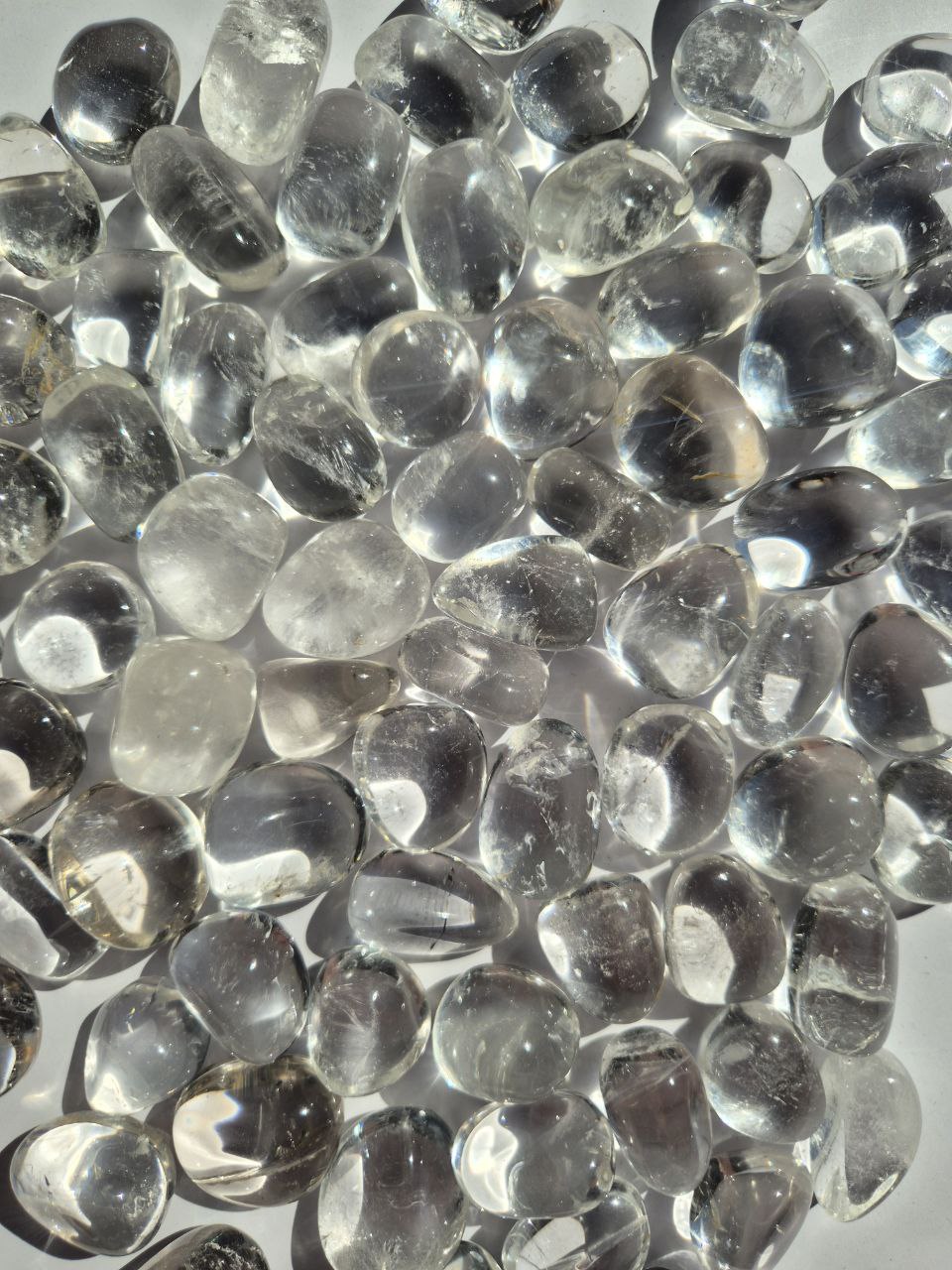 Quartz Clear Tumbled Stones