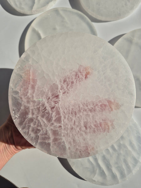 Selenite Discs 15cm