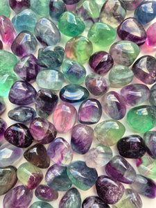 Fluorite Rainbow Tumbled Stones