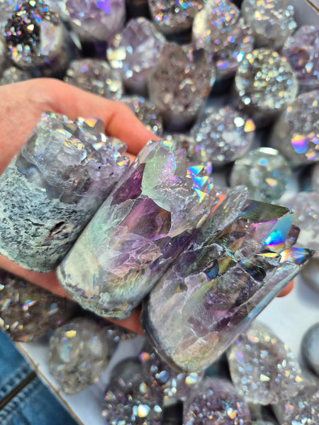 Aura Amethyst Cores