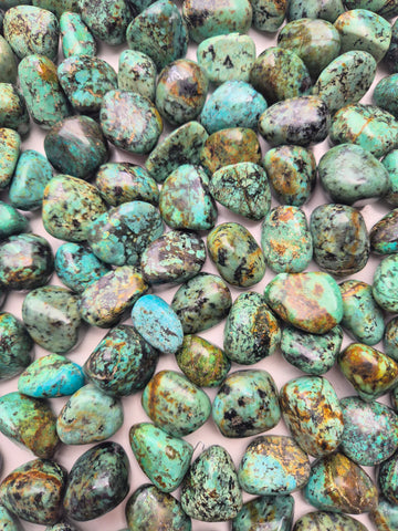 Turquoise (African) Tumbled Stones