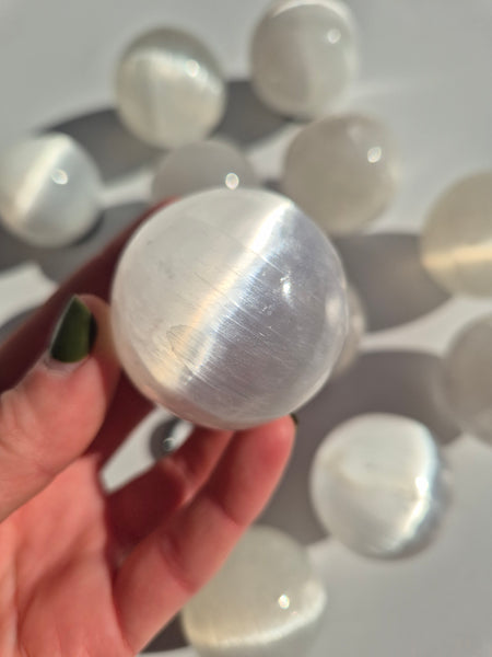 Selenite Sphere 4cm