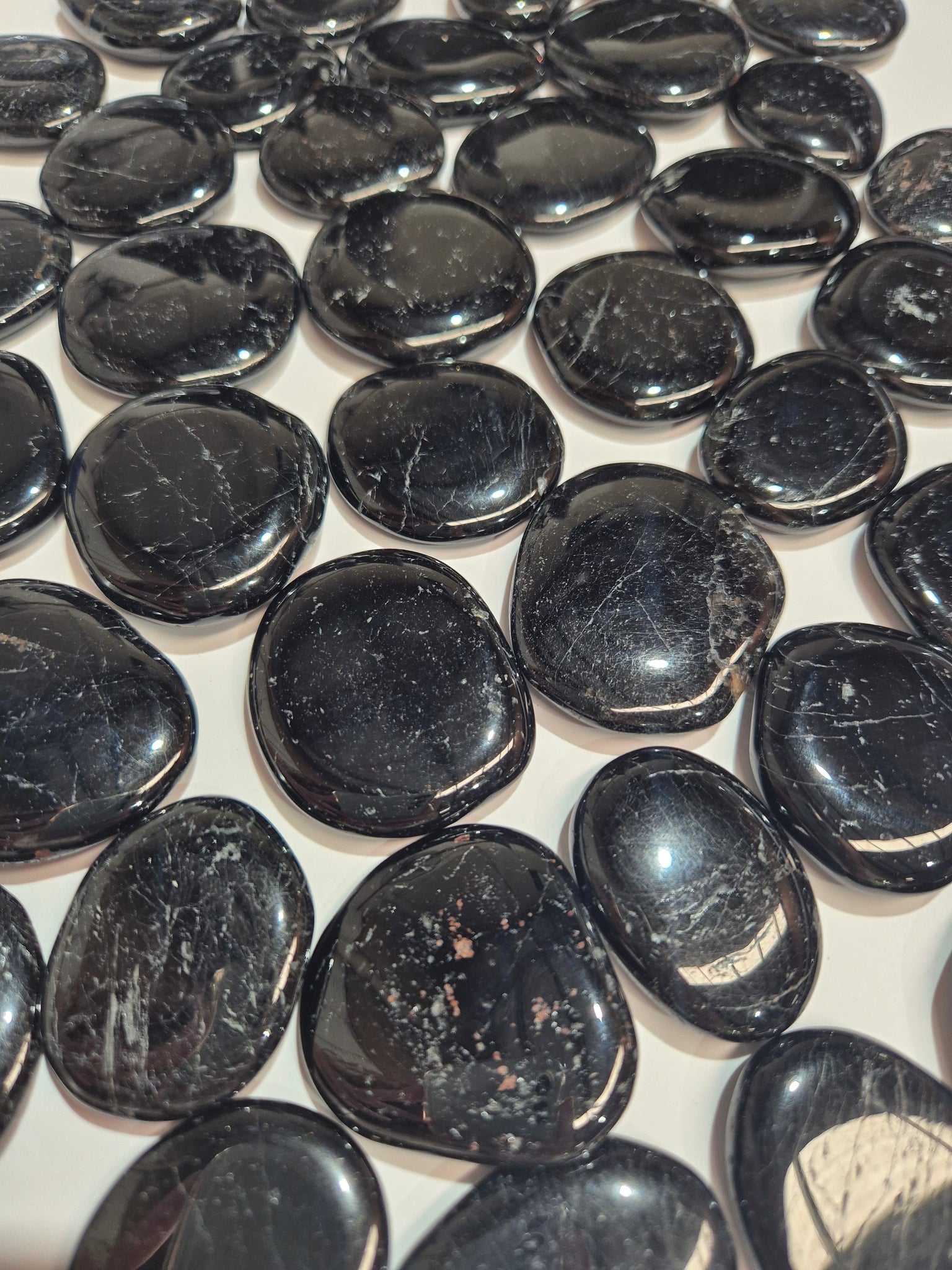 Black Tourmaline Flatstones