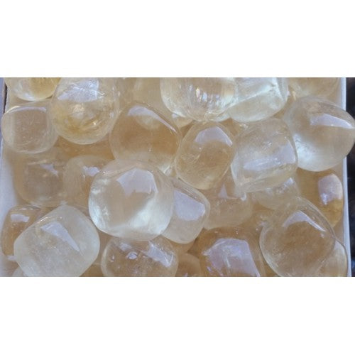 Calcite Golden Tumbled Stones 1KG