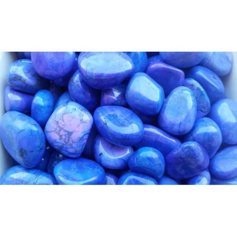 Purple Howlite (Dyed) Tumble Stones