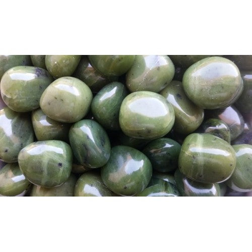 Canadian Jade Tumbled Stones Aquarius Crystals