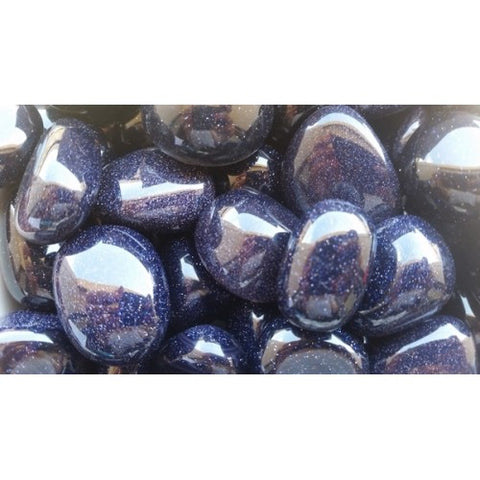 Blue Goldstone Tumble Stones