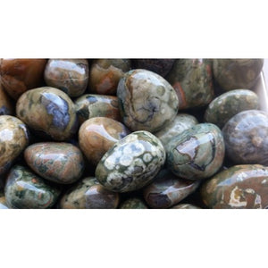 Rainforest Jasper (Rhyolite) Tumble Stones