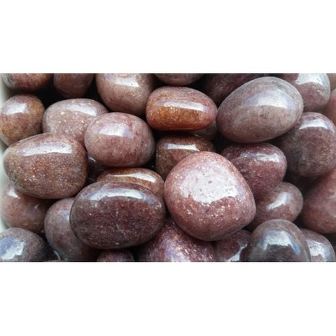 Strawberry Quartz (Muscovite) Tumble Stones