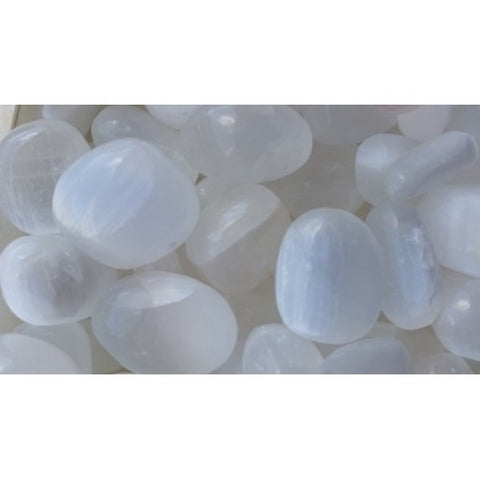 Selenite Tumbled Stones 1KG