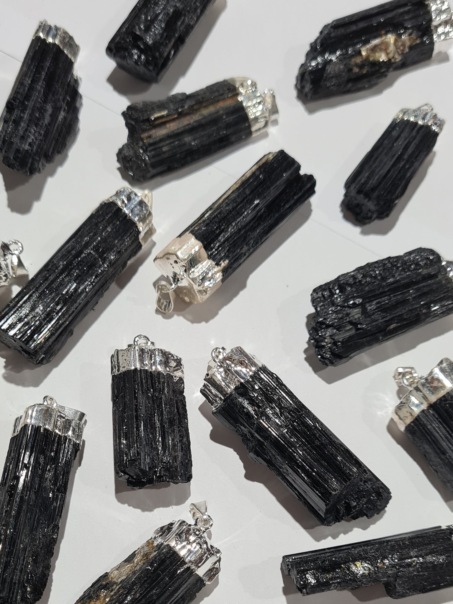 Black Tourmaline Pendants