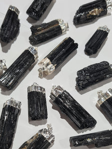 Black Tourmaline Pendants