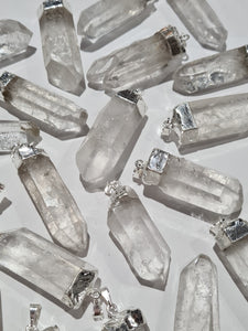 Quartz Point Pendants