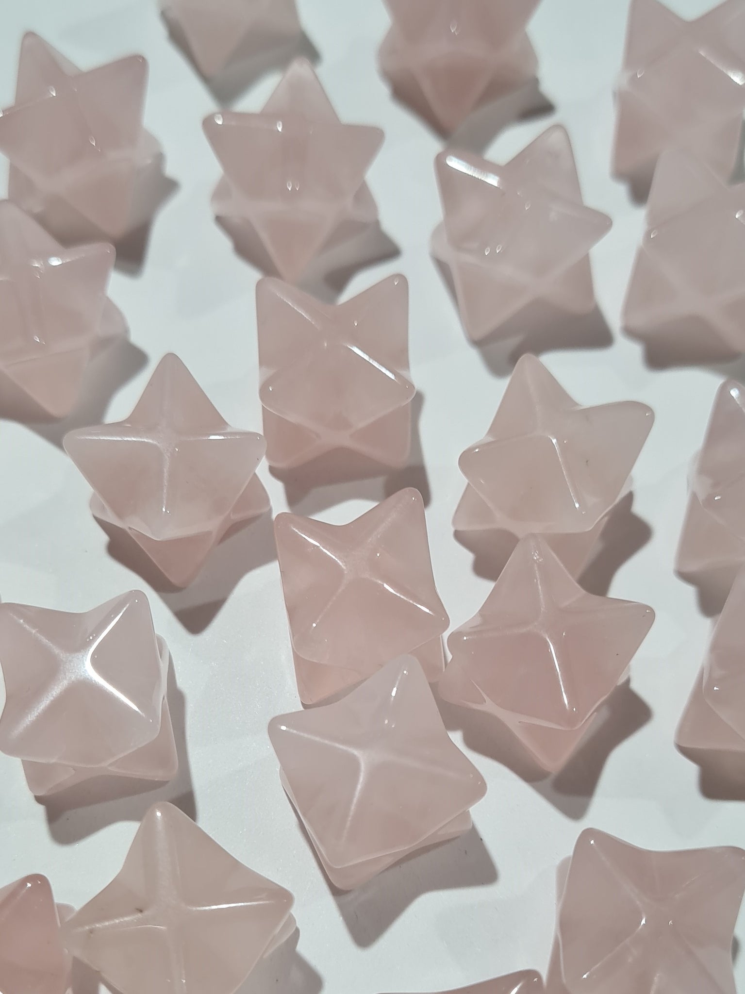 Rose Quartz Merkabahs
