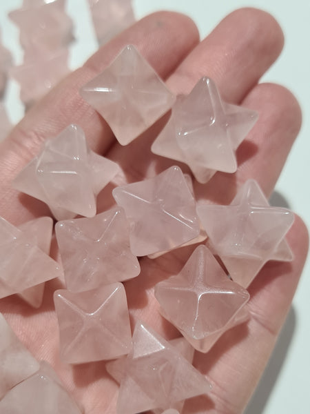Rose Quartz Merkabahs