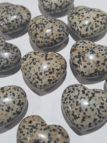 Dalmation Jasper Hearts