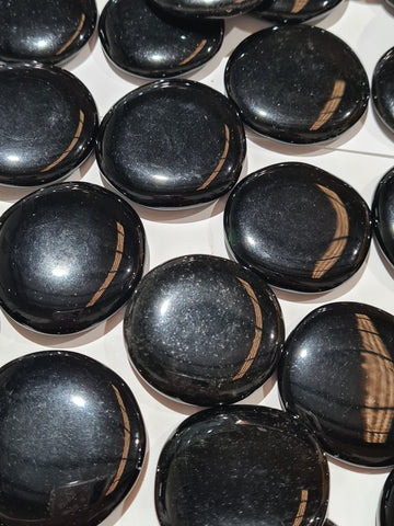 Black Obsidian Flatstones