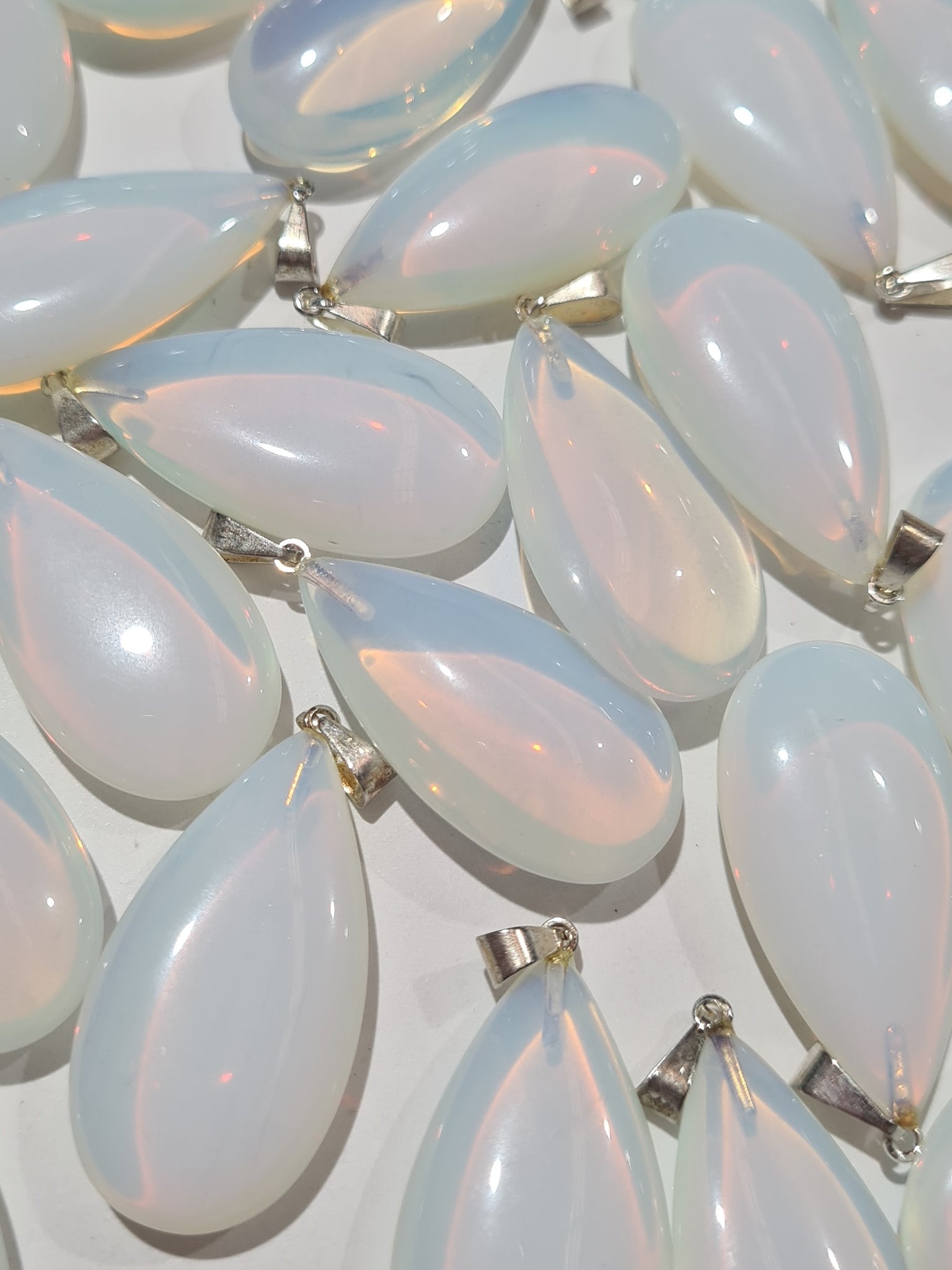 Opalite Teardrop Pendants