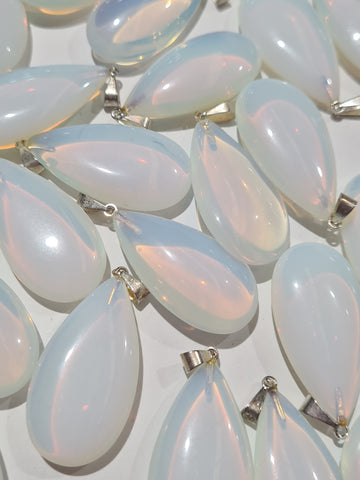 Opalite Teardrop Pendants