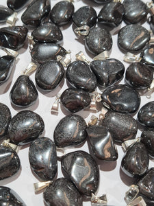 Hematite Tumbled Stone Pendants