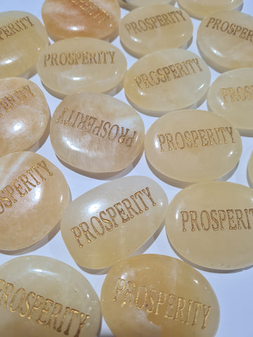 Prosperity Orange Calcite Wordstone