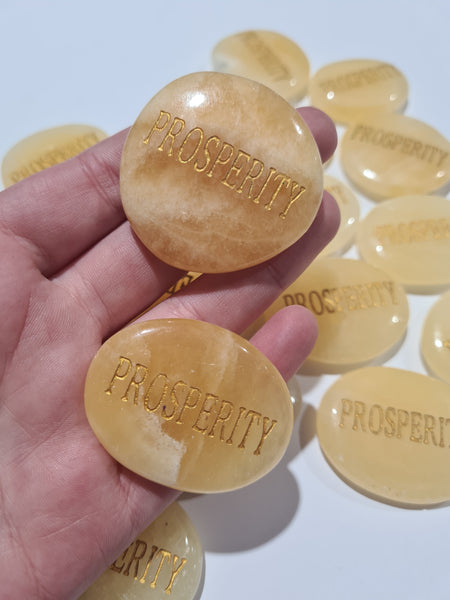 Prosperity Orange Calcite Wordstone