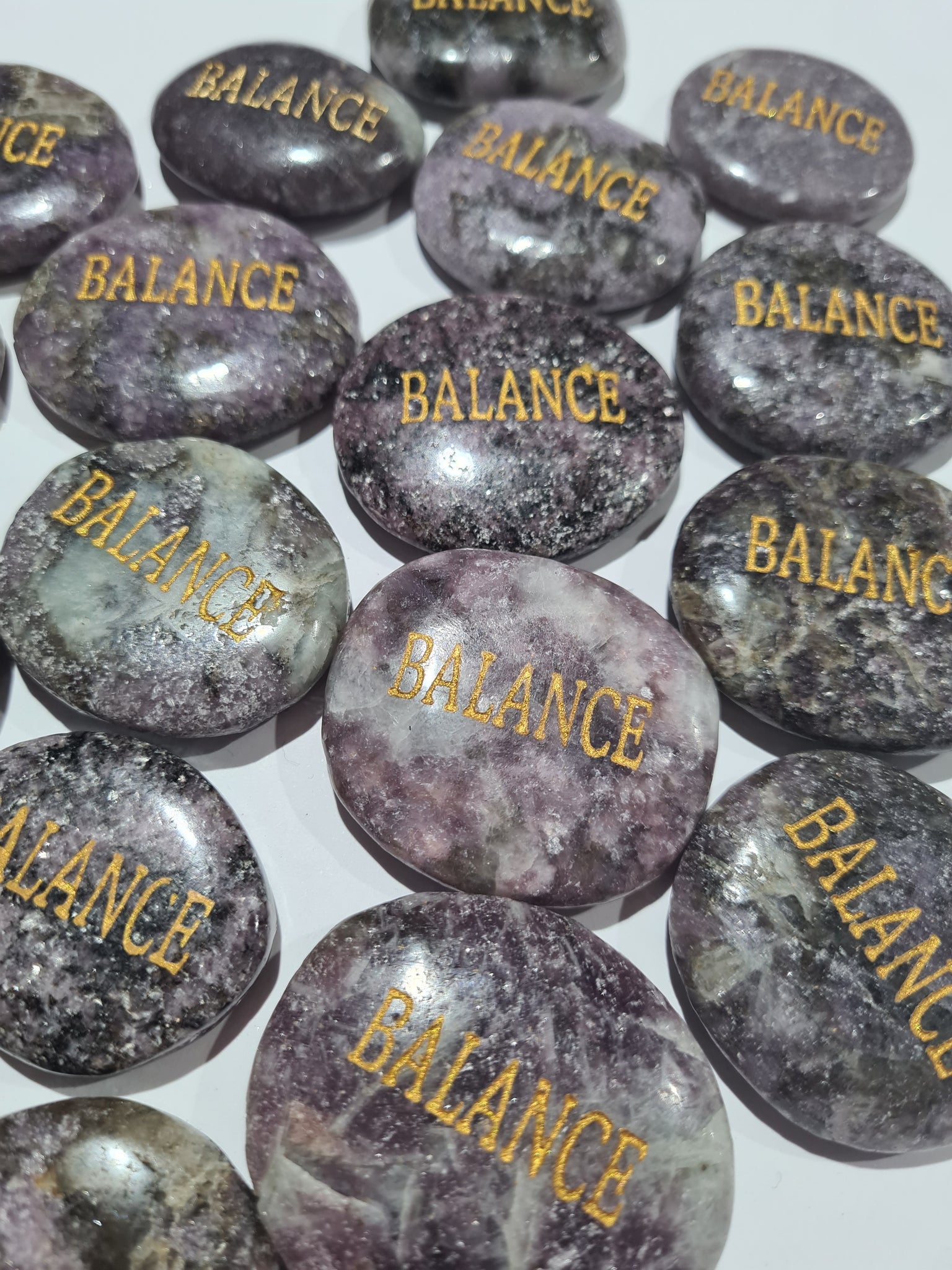 Balance Lepidolite Wordstone