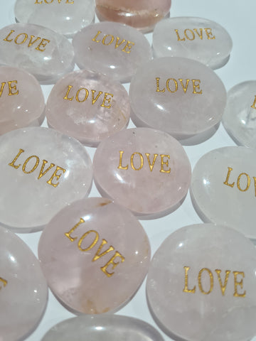 Love Rose Quartz Wordstone