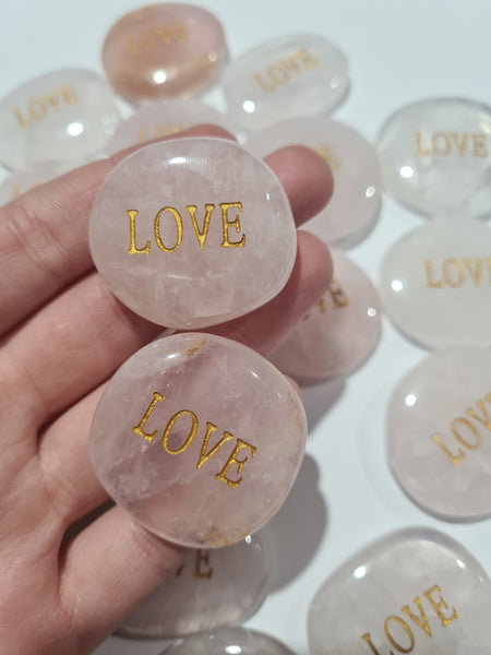 Love Rose Quartz Wordstone