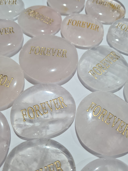 Forever Rose Quartz Wordstone