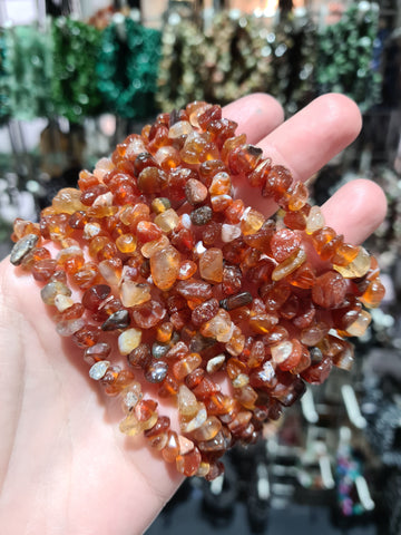 Carnelian Chip Bracelets