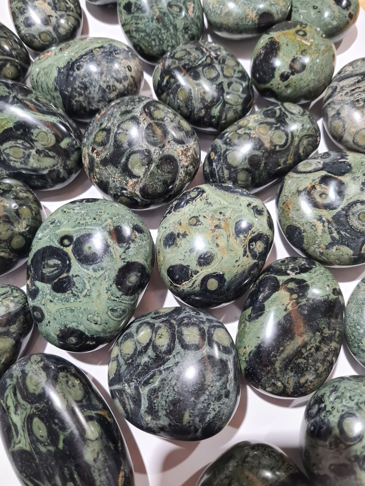 Kambaba Jasper Palm Stones
