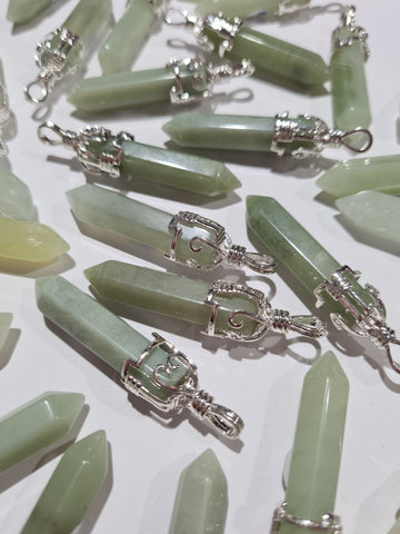 New Jade Filigree Pendants