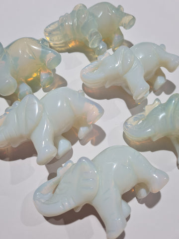 Opalite Elephants Large