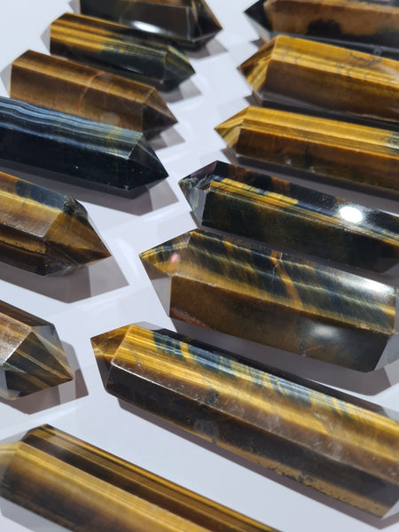 Tigers Eye Double Terminated Points