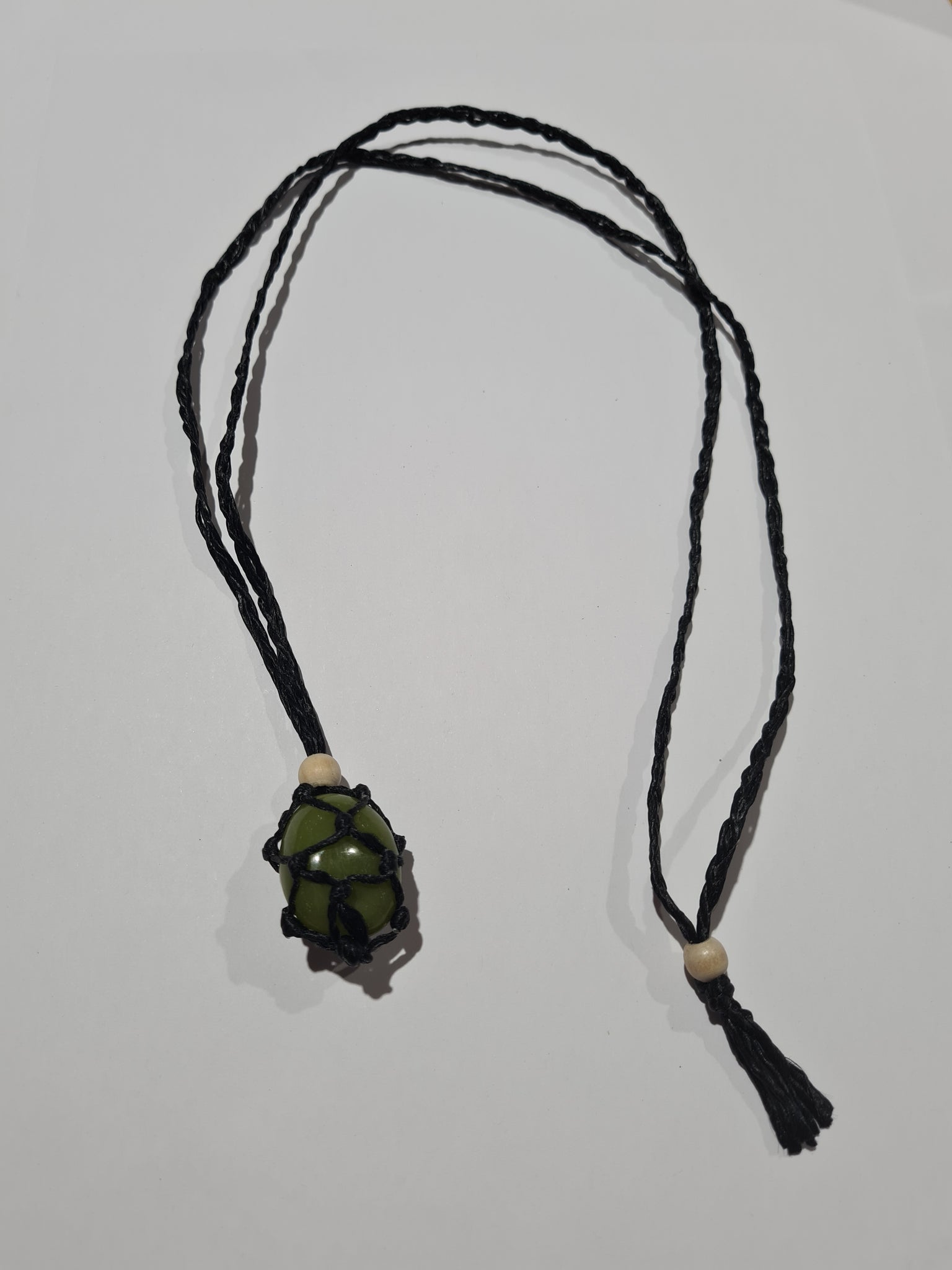 Waxed Cotton Cord Macrame Necklaces