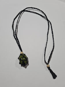 Waxed Cotton Cord Macrame Necklaces