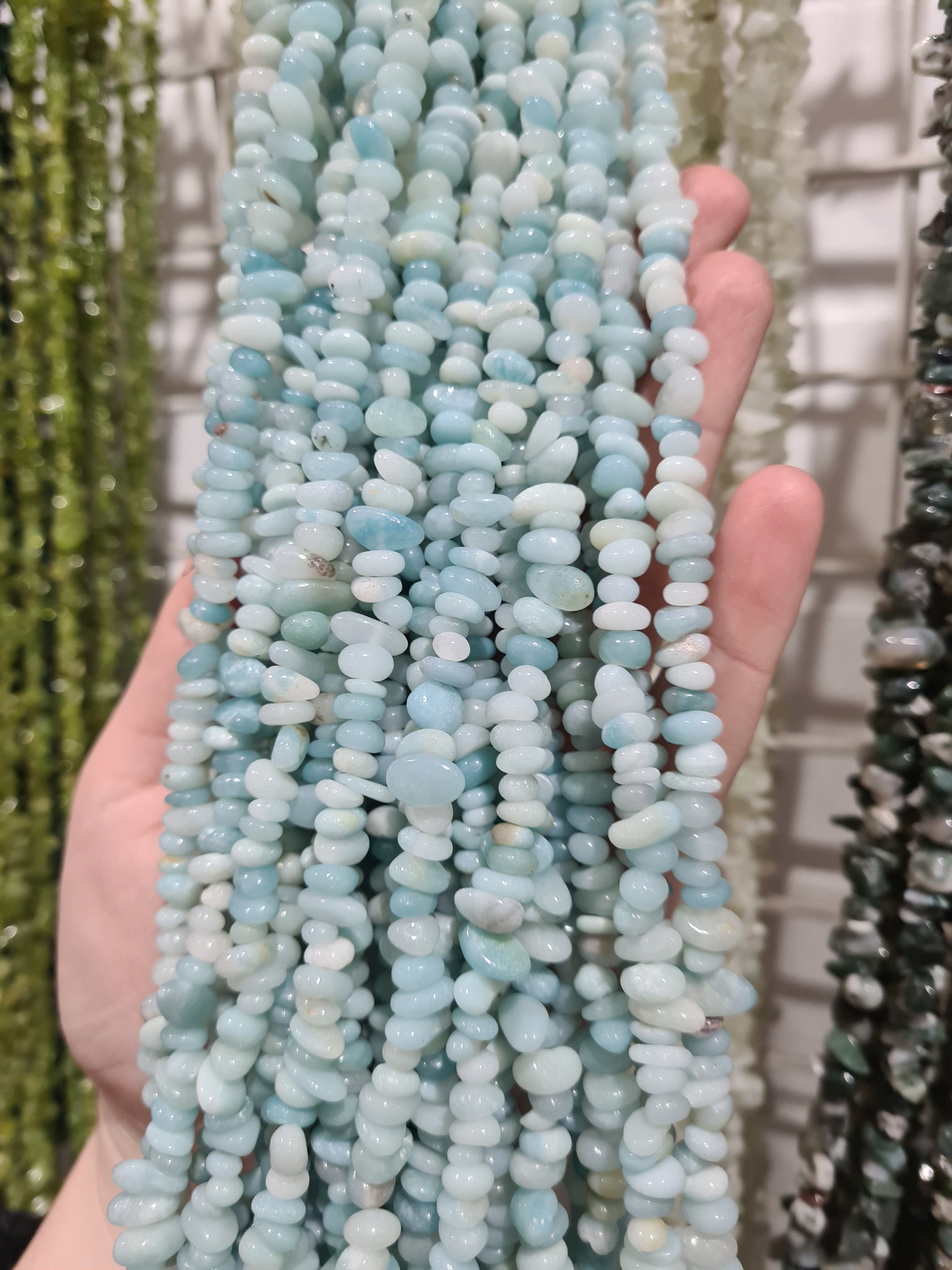 Amazonite Chip Necklace