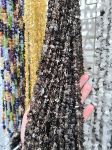 Smoky Quartz Chip Necklace