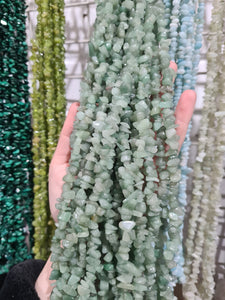 Green Aventurine Chip Necklace