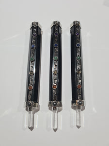 Obsidian Chakra Wand