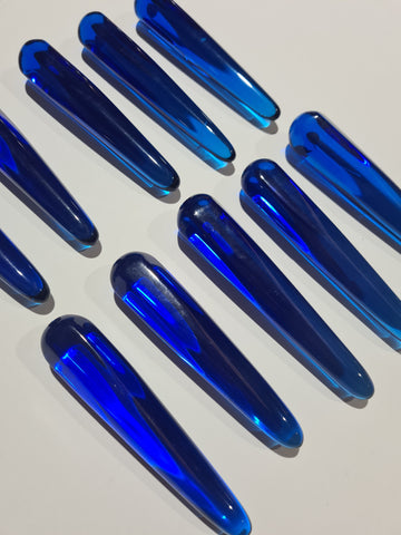 Dark Blue Obsidian (Man Made) Wands