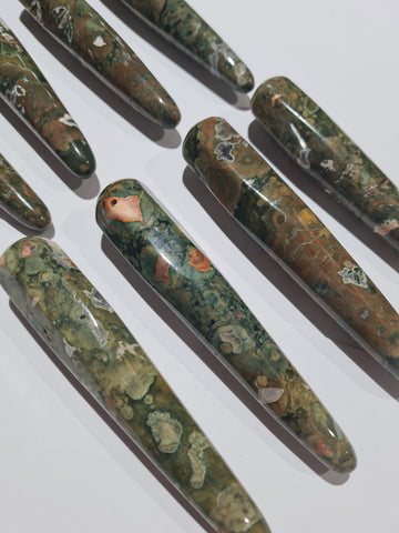 Rainforest Jasper (Rhyolite) Wands